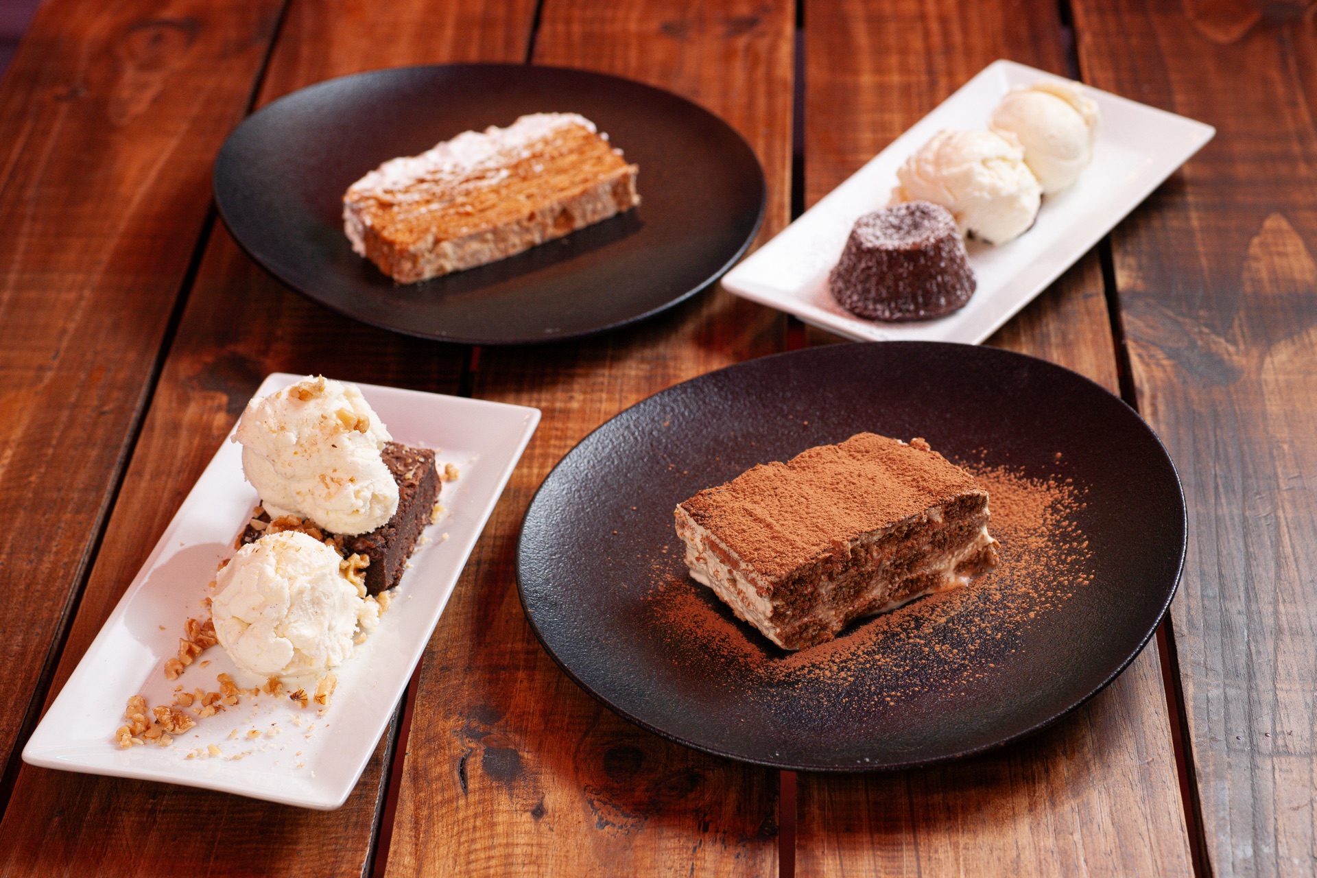 Postres de la casa Rossi
